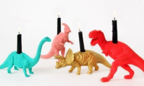 DIY Dino Candle Toppers